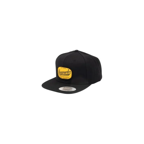 HOGWORKZ® Script Snapback Hat | Black