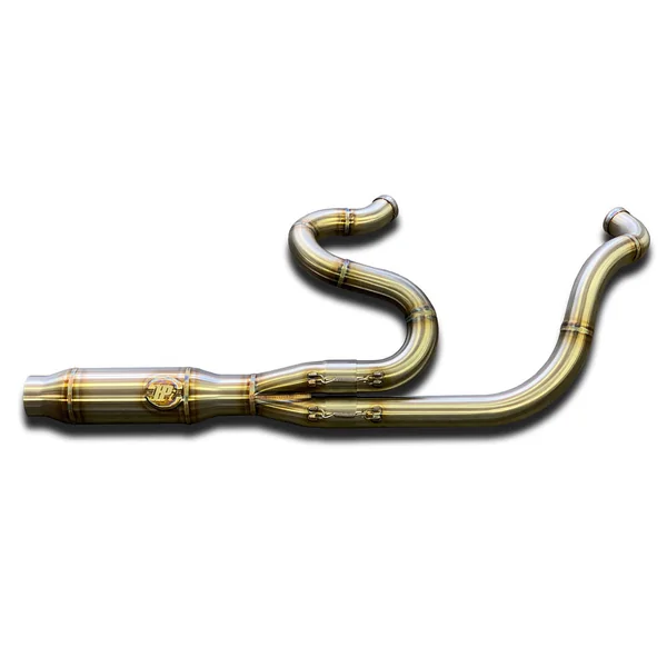 Horsepower Inc. Shorty Stainless 2-1 Exhaust 2007-2016 Harley Touring