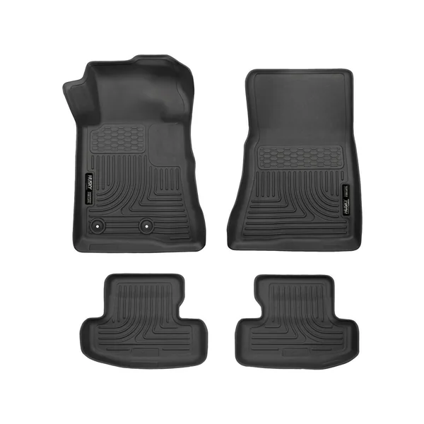 Husky Liners WeatherBeater Front & Rear Floor Liners, Black2015-2026 Ford Mustang