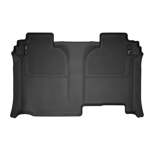 Husky Liners X-Act Contour 2nd Seat Rear Floor Liner (Full Coverage), Black2019-2026 Silverado & GMC Sierra 1500 Crew Cab w/o storage box