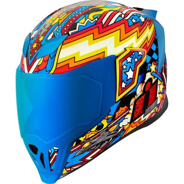 Icon Airflite Fly Boy Blue Helmet