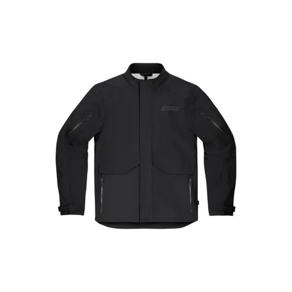 Icon Stormhawk Black Waterproof Jacket - No Shipping to CA or NY