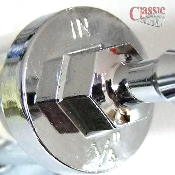 In Line 1/4 Glass/ Chrome Fuel Filter