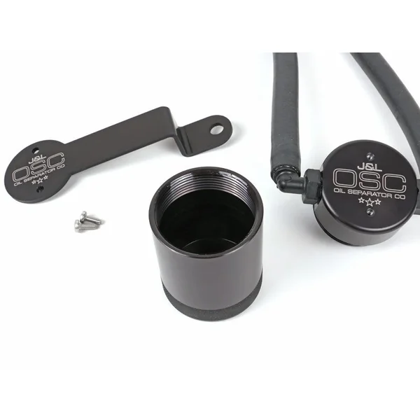 J&L OSC 3.0 Oil Separator, Black Anodized2014-2018 Silverado & GMC Sierra 1500 5.3L & 6.2L - Image 3