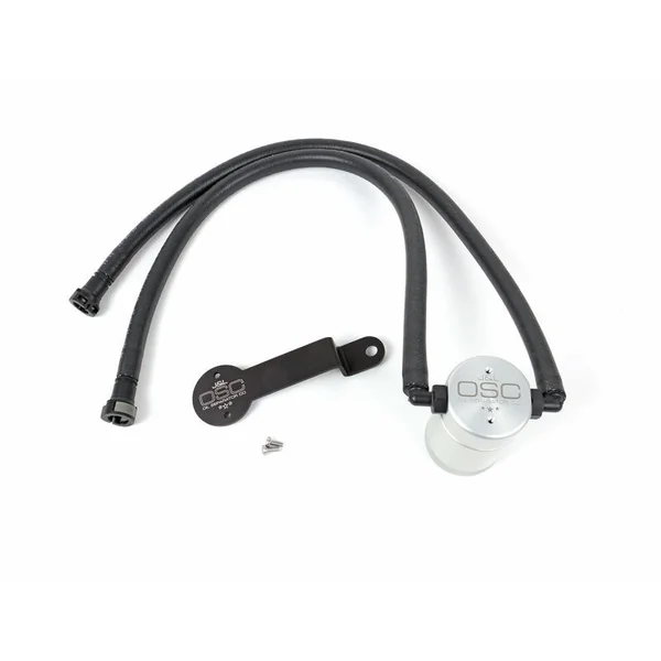 J&L OSC 3.0 Oil Separator, Clear/Satin Anodized2014-2018 Silverado & GMC Sierra 1500 5.3L & 6.2L