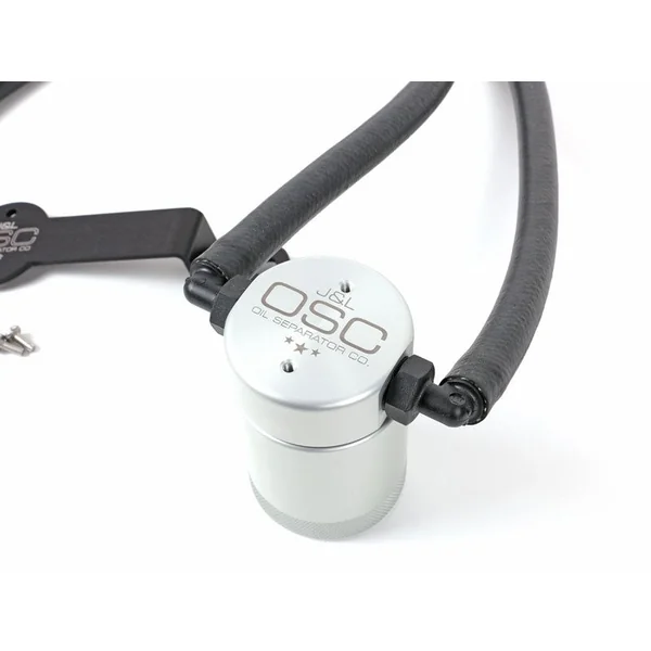 J&L OSC 3.0 Oil Separator, Clear/Satin Anodized2014-2018 Silverado & GMC Sierra 1500 5.3L & 6.2L - Image 2