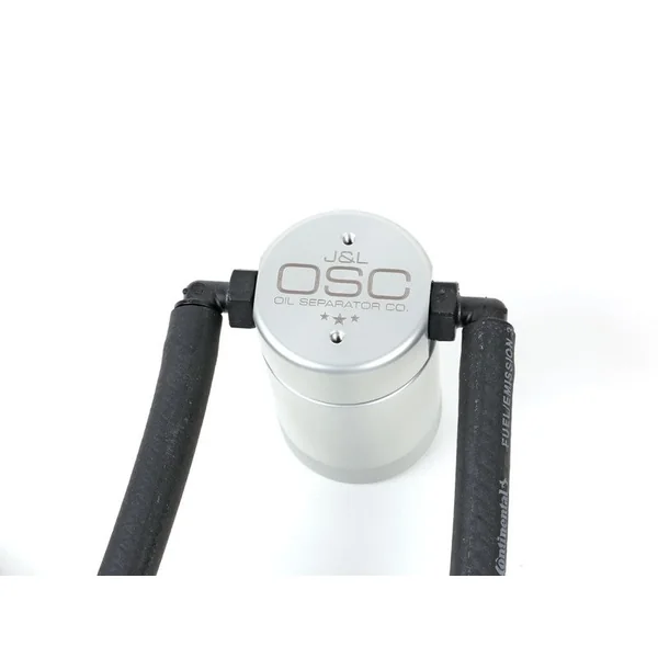 J&L OSC 3.0 Oil Separator, Clear/Satin Anodized2014-2019 C7 Corvette Stingray & Grand Sport - Image 2