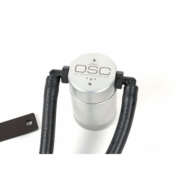 J&L OSC 3.0 Oil Separator, Clear/Satin Anodized2016-2024 Camaro SS - Image 2