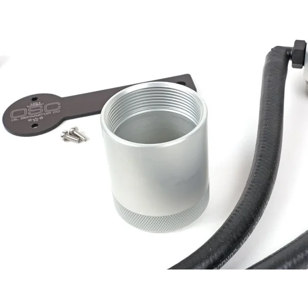 J&L OSC 3.0 Oil Separator, Clear/Satin Anodized2016-2024 Camaro SS - Image 4