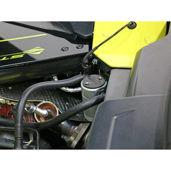 J&L OSC 3.0 Oil Separator, Clear/Satin Anodized2020-2026 C8 Corvette Stingray w/Targa Top - Image 8