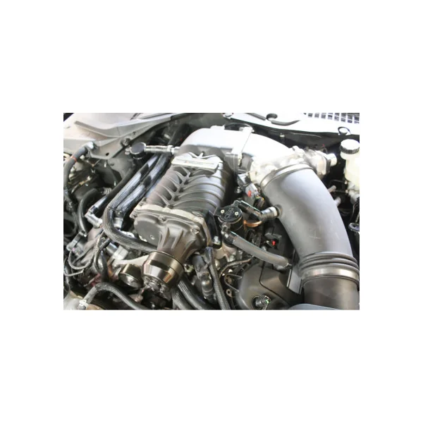 J&L OSC 3.0 Oil Separator, Driver Side, Black Anodized2015-2017 Ford Mustang GT with Roush/VMP Supercharger - Image 2