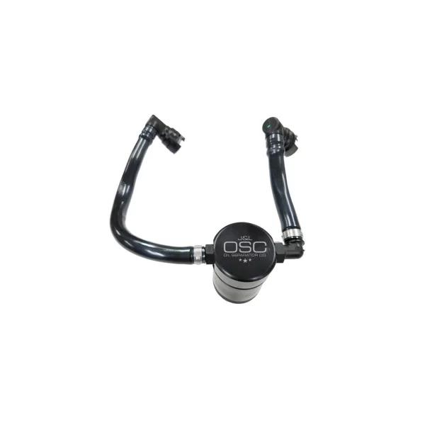 J&L OSC 3.0 Oil Separator, Passenger Side, Black Anodized2018-2023 Mustang GT & 2021-2023 Mustang Mach 1