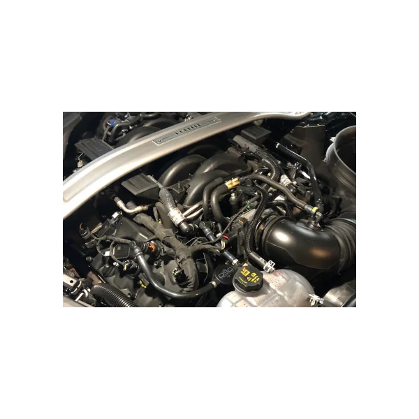 J&L OSC 3.0 Oil Separator, Passenger Side, Black Anodized2018-2023 Mustang GT & 2021-2023 Mustang Mach 1 - Image 2