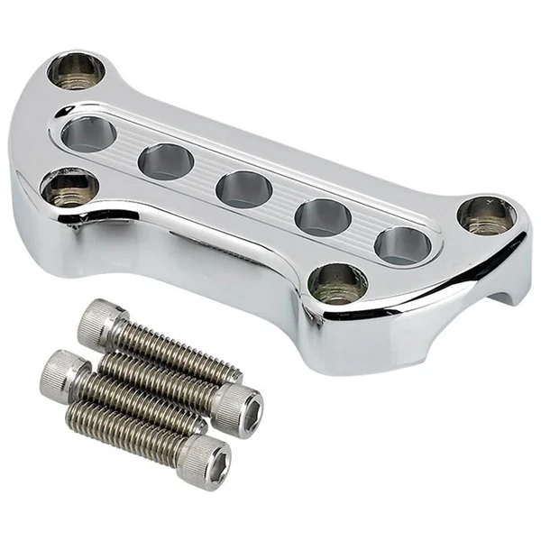 Joker Machine Handlebar Top Clamp for Harley - Chrome