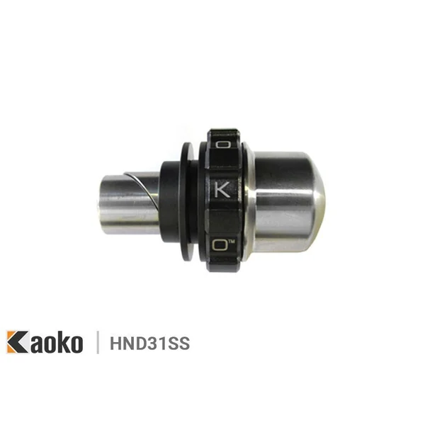 KAOKO Cruise Control for HONDA models with 19 mm ID bars and 31mm OD barweights ;incl VFR800F (2014)-Stainless Steel
