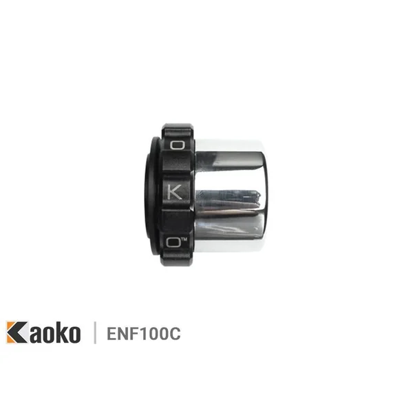 KAOKO Throttle Lock Cruise Control (Royal Enfield 350/500cc,’11-,with OEM bar end weights-KAO.ENF100.C