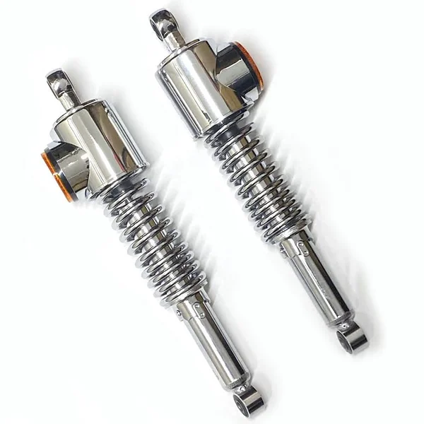 Kawasaki Z1 KZ900 Shock Absorbers Eye To Eye 350mm Chrome 45014-072