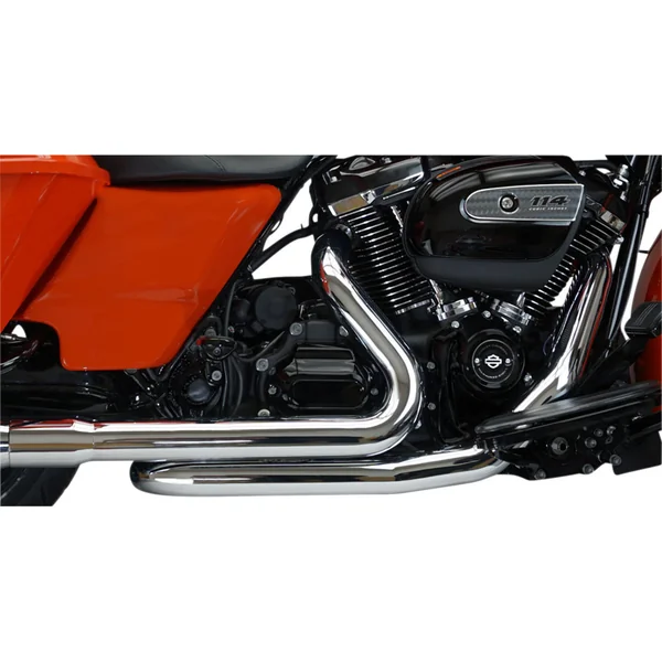 Khrome Werks 2-2 Crossover Headers Exhaust for 2017-2023 Harley Touring - Chrome