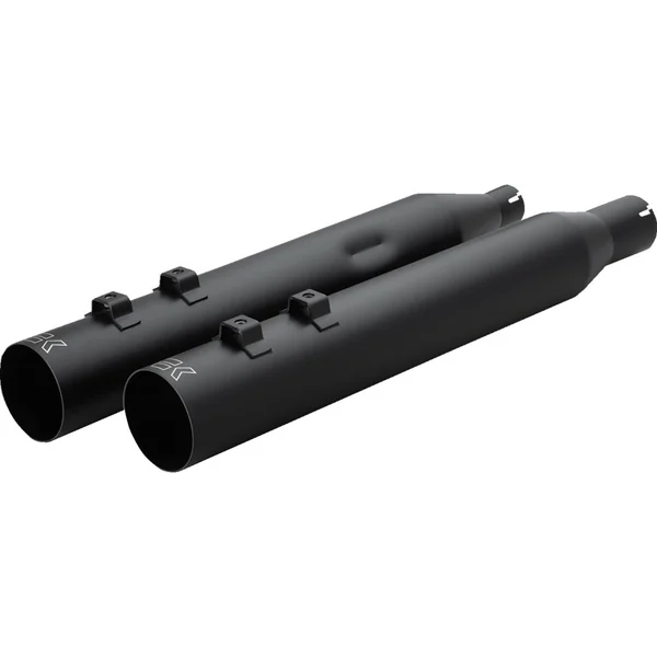 Khrome Werks 4" HP Plus Slip On Mufflers for 2017-2025 Harley Touring - Straight Cut - Image 2