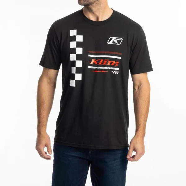 Klim Checkered Flag Tri-Blend T-Shirt