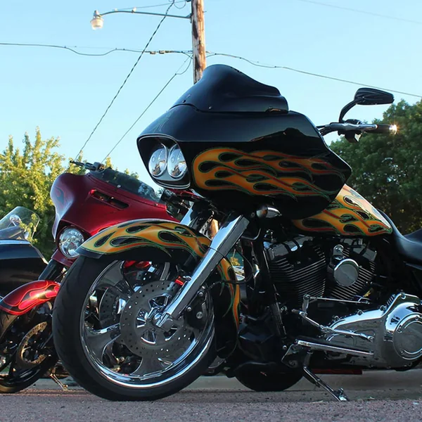 Klock Werks Flare Windshield for 1998-2013 Harley Road Glide - Image 4