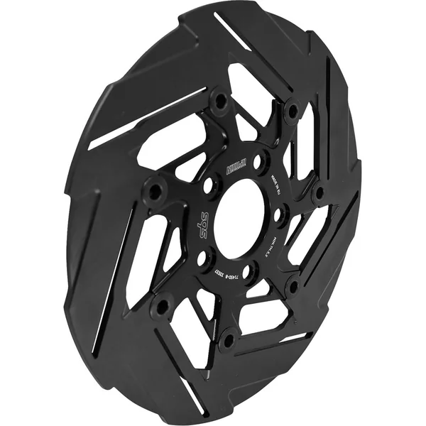 Kodlin by SBS 7-Spoke Rear Brake Rotor for 2018-2025 Harley Softail - Black - Image 2