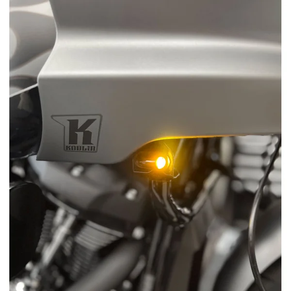 Kodlin Neowise Bullet LED 2-1 Turn Signal for 2022-Up Softail Lowrider ST - Image 4