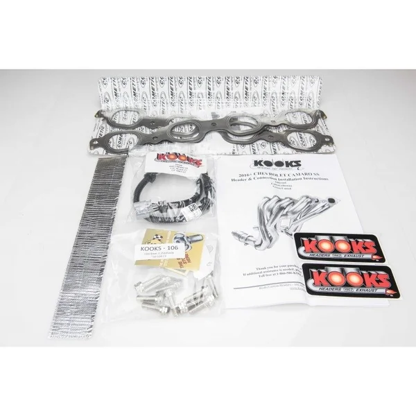 Kooks 1-7/8" Long Tube Headers w/ GREEN Catted Connection Pipes2016-2024 Camaro SS ZL1 - Image 3