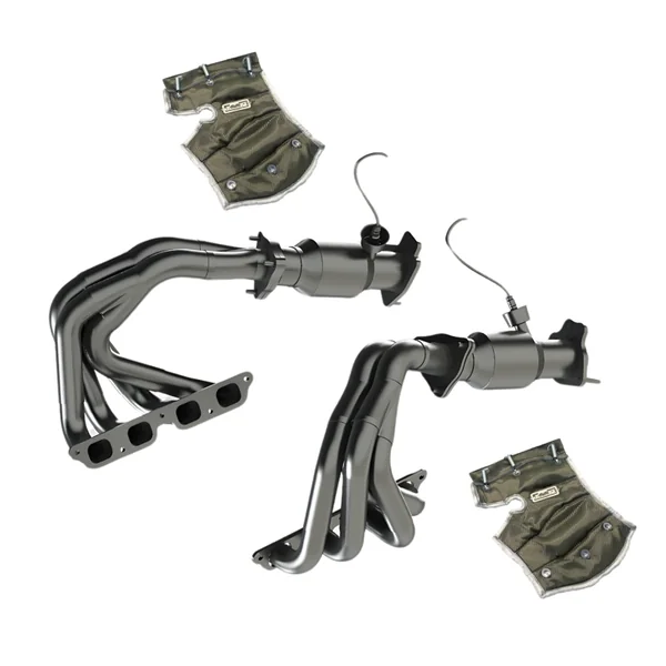 Kooks 1-7/8" x 2" Stainless Steel Stepped Tri-Y Headers w/ Ultra Green Cats & Heat Blankets2023-2026 Corvette Z06