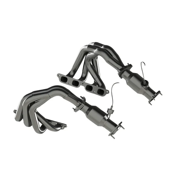 Kooks 1-7/8" x 2" Stainless Steel Stepped Tri-Y Headers w/ Ultra Green Cats & Heat Blankets2023-2026 Corvette Z06 - Image 2