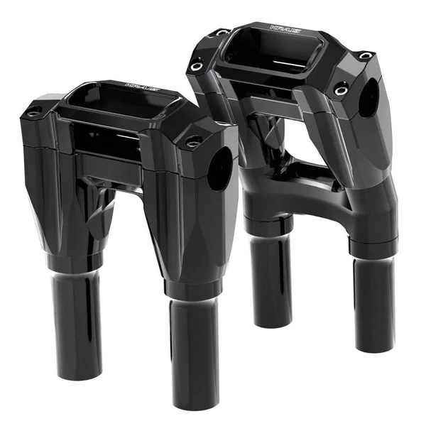 Kraus Core Isolated Handlebar Risers for Harley