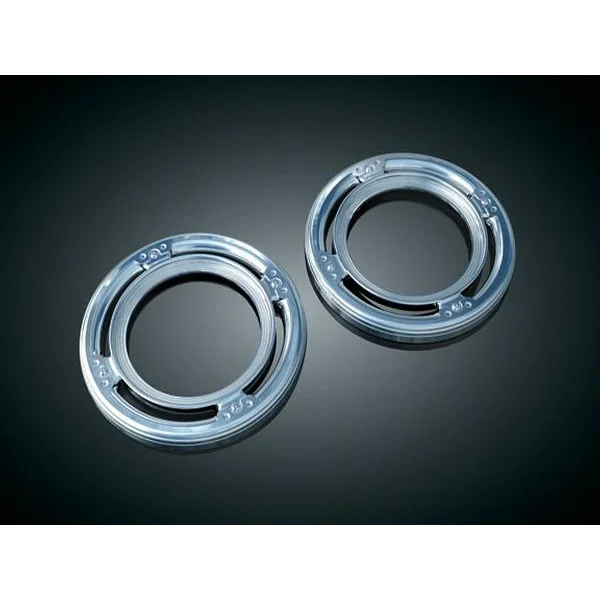 Kuryakyn Chrome Rear Speaker Accents for 1999-2013 Harley Touring