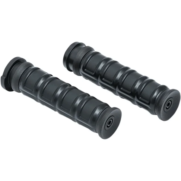 Kuryakyn Dillinger Grips for Harley Electronic Throttle - Black