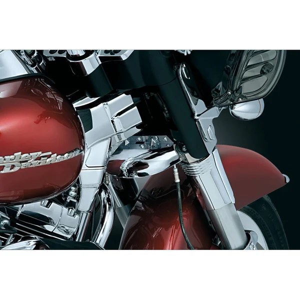 Kuryakyn Lower Triple Tree Wind Deflector for 1980-2016 Harley Touring - Image 5