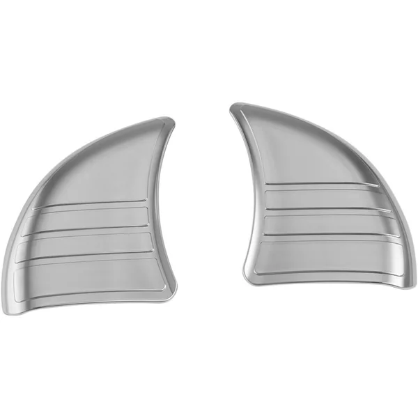 Kuryakyn Tri-Line Inner Fairing Cover Plates for 2014-2020 Harley Touring - Chrome