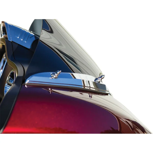 Kuryakyn Windshield Spike Kit for 2015-2020 Harley Road Glide - Chrome - Image 2