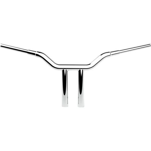 LA Choppers 1-1/2" One-Piece 12" Straight Kage Fighter T-Bar Handlebars for 2024 Harley Touring - Chrome