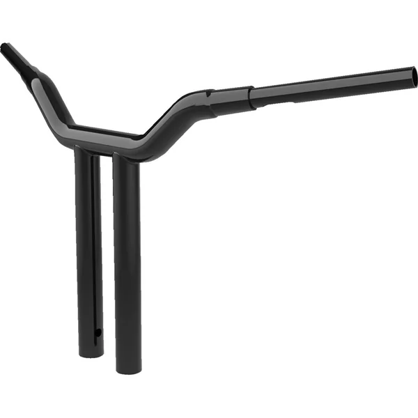 LA Choppers 1-1/2" One-Piece 16" Straight Kage Fighter T-Bar Handlebars for 2024 Harley Touring - Black - Image 2