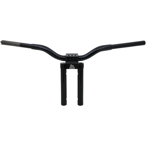 LA Choppers 1-1/4" Kage Fighter 12" T-Bar Handlebars - Flat Black - Image 2