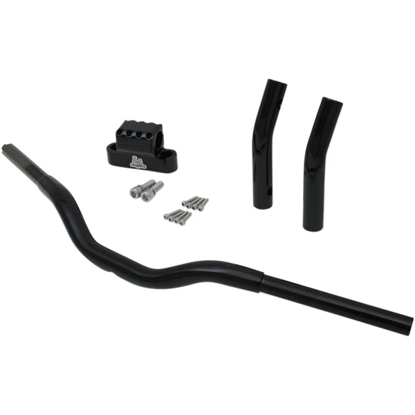 LA Choppers 1-1/4" Pullback Kage Fighter 11" T-Bar Handlebars - Gloss Black - Image 3