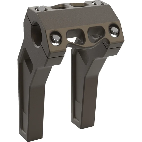 LA Choppers 6" Pullback Performance Risers & Top Clamp - Bronze