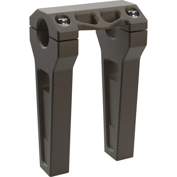 LA Choppers 6" Straight Performance Risers & Top Clamp - Bronze