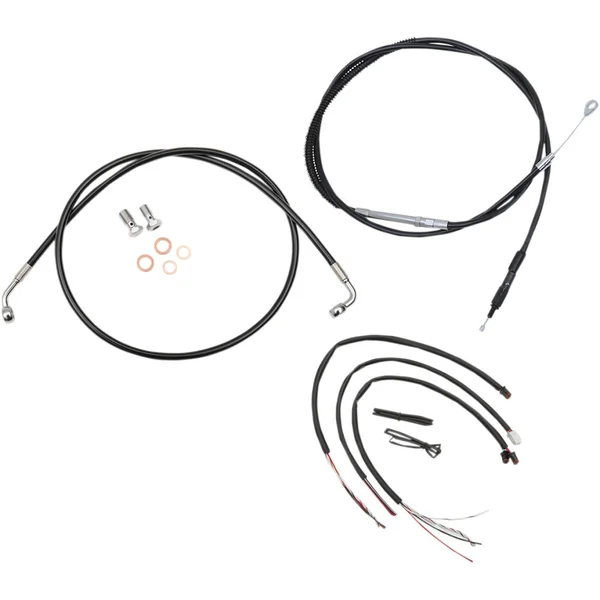 LA Choppers Cable Kit w/ Wiring for 2018-Up Harley Softail w/o ABS - Image 2