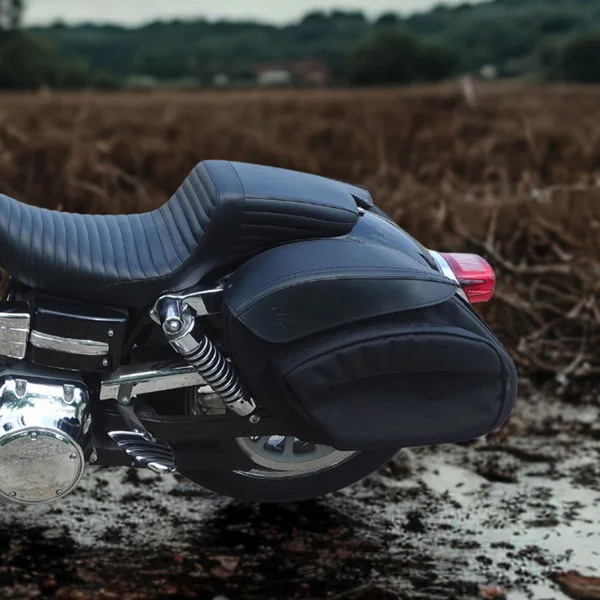 Leather Pros Retro Series V4 Saddlebags for Harley FXR - Image 6