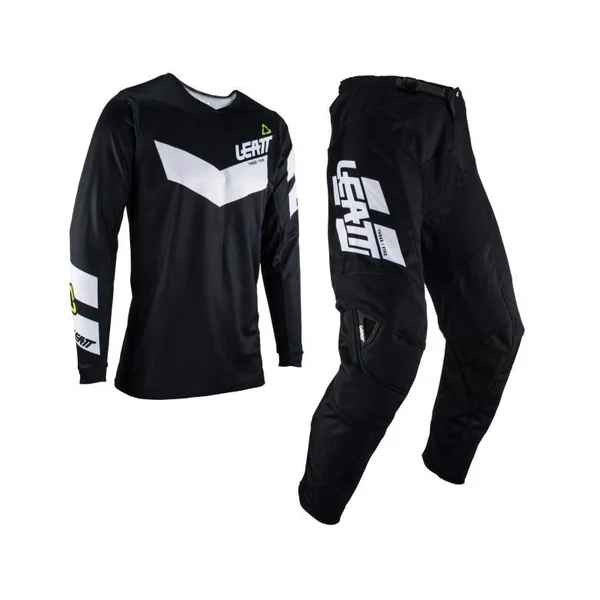Leatt Moto 3.5 Ride Kit Black Jersey and Pant Combo