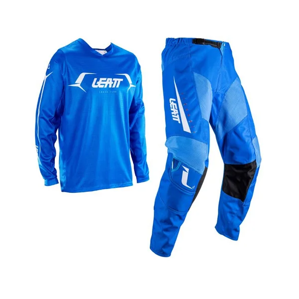 Leatt Moto 3.5 Ride Kit Blue Jersey and Pant Combo