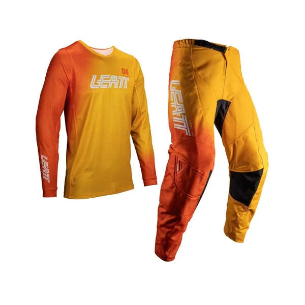 Leatt Moto 3.5 Ride Kit Flame Jersey and Pant Combo