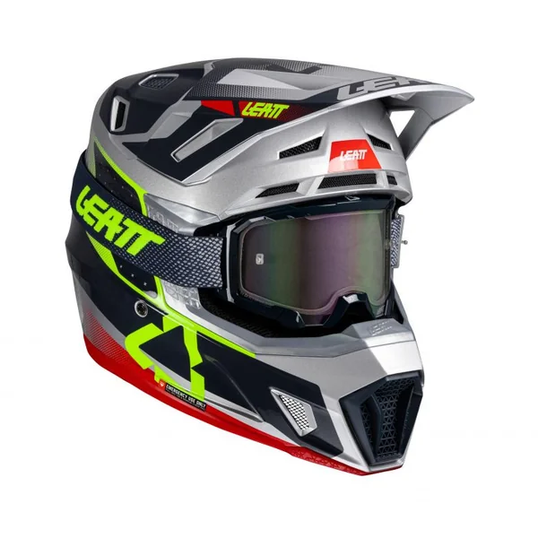 Leatt Moto 7.5 Steel Helmet with 4.5 Goggle Kit