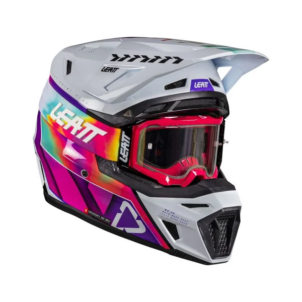 Leatt Moto 8.5 Composite Pinata Helmet with 5.5 Goggle Kit