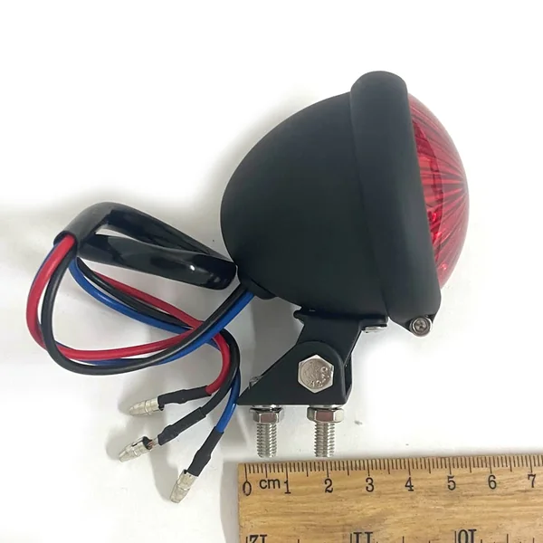 LED Black Adjustable Tail Light With Red Coloured Lens - Image 2